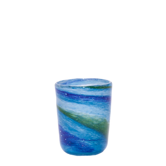Mouthblown Athena Blue Glass