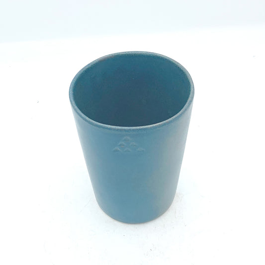 Petrol Blue Handmade Ceramic Tall Tumbler