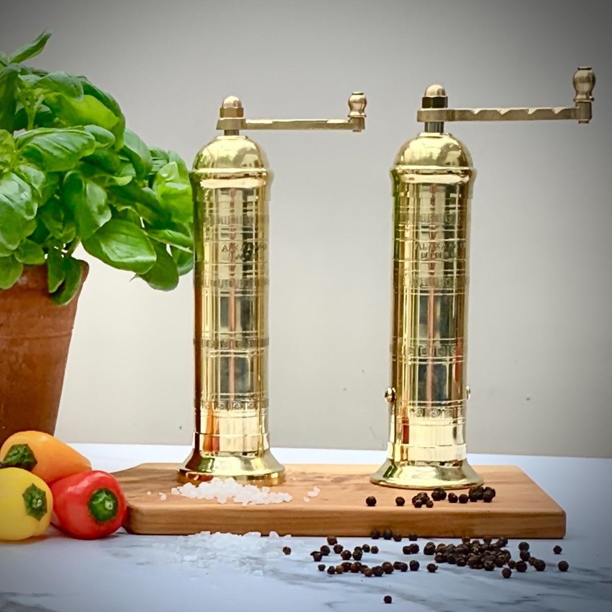Brass Pepper Mill