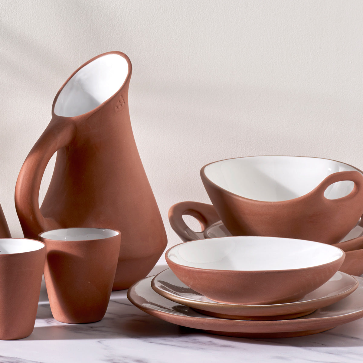 Terracotta Glazed Ceramic