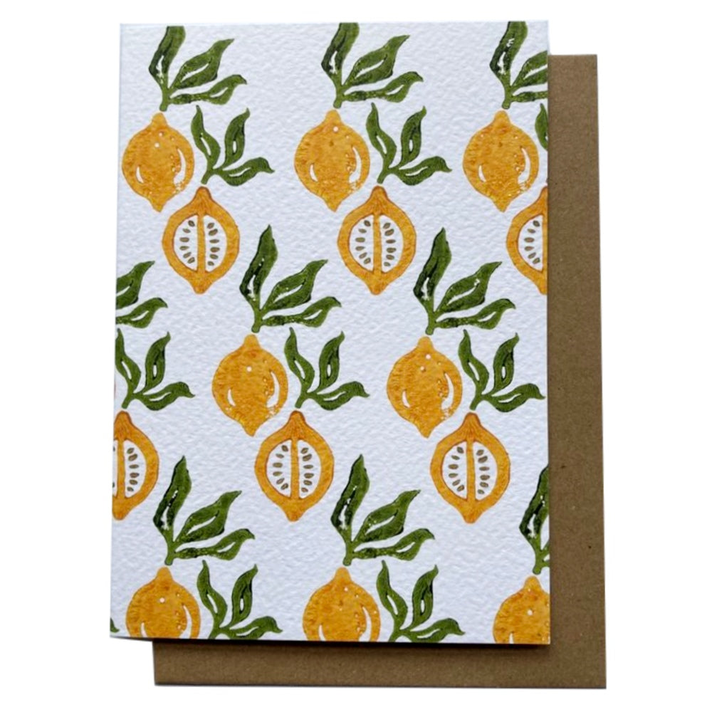Greek Lemonia Greetings Card