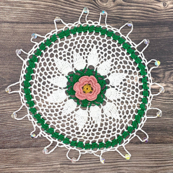 Hand crochet jug cover