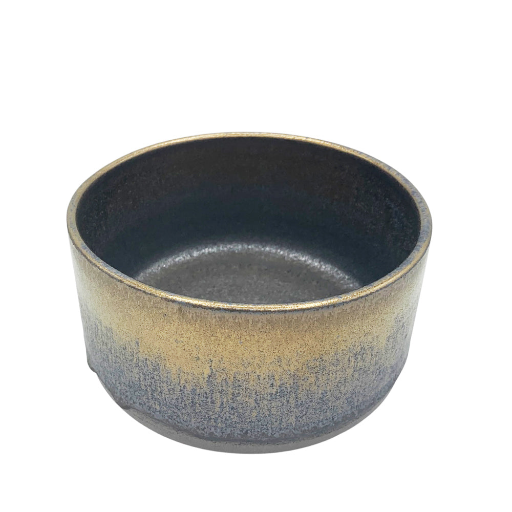 Metallic Gold Handmade Ceramic Bowl