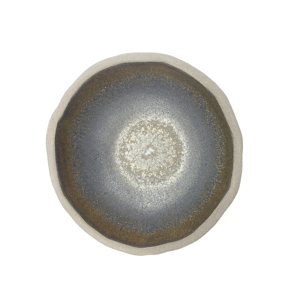 Metallic Gold Handmade Ceramic Small Bowl