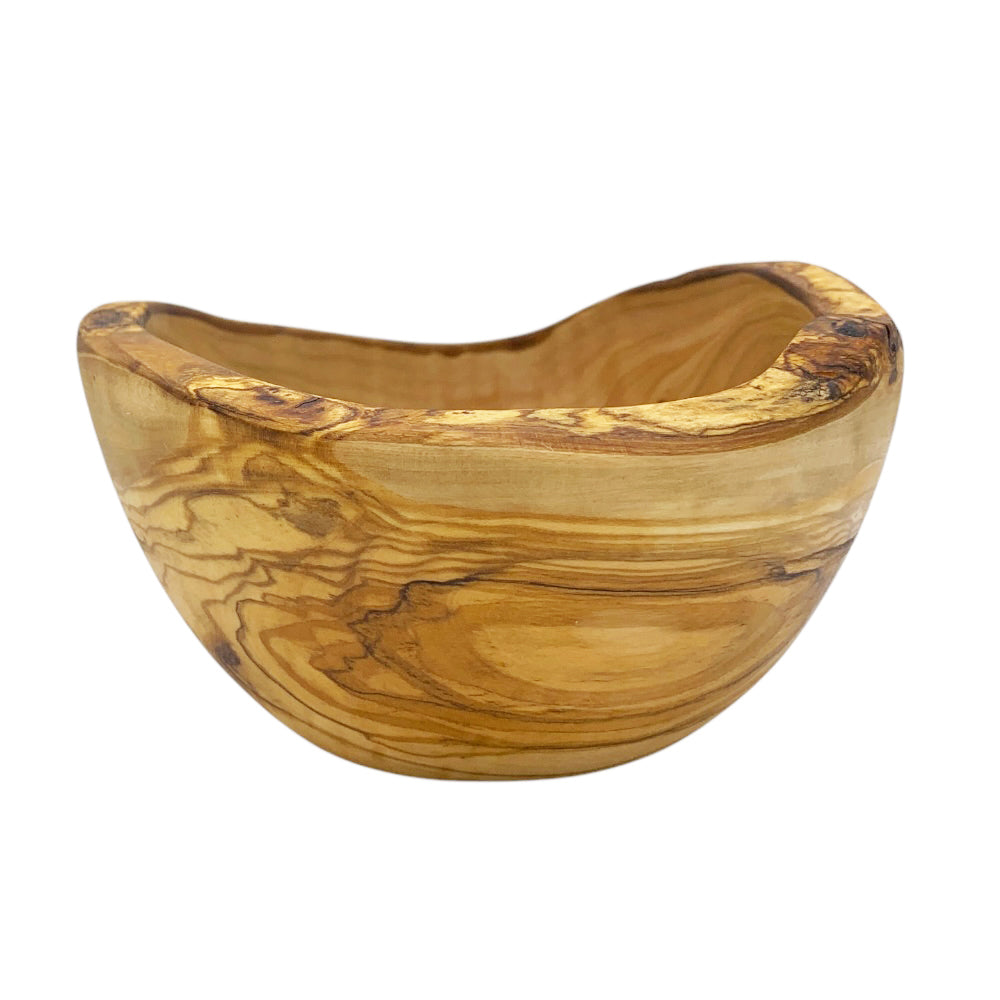 Rustic Bowl Handmade From Sustainable Olive Wood