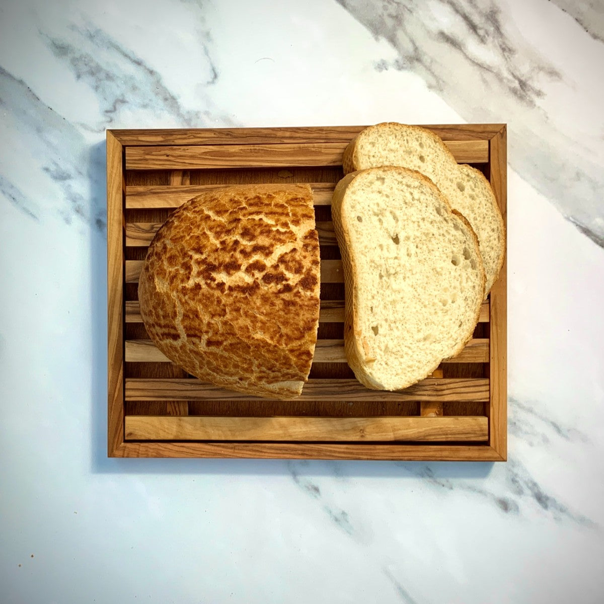 Bread Cutting Board Handmade From Sustainable Olive Wood