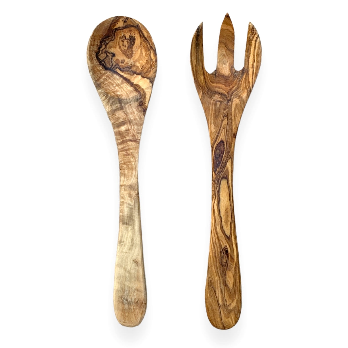 Olive Wood Salad Spoons
