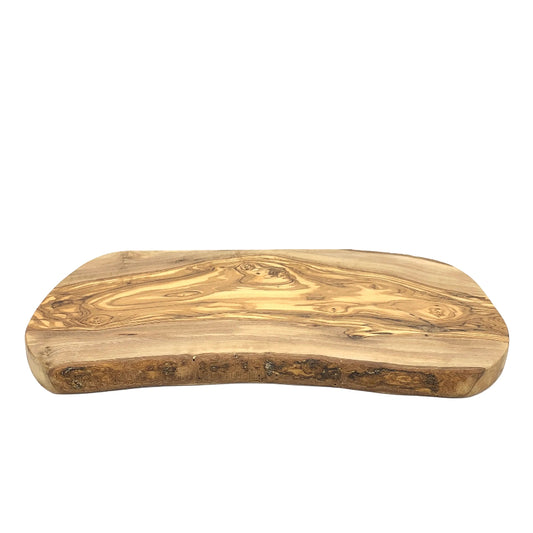 Olive Wood Bark Edge Chopping & Serving Board