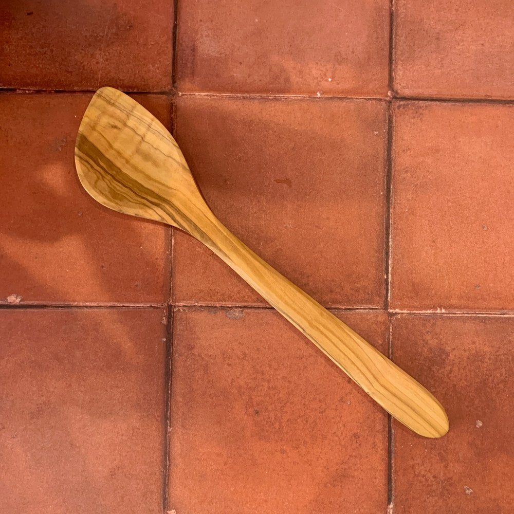 Corner Spoon Handmade From Sustainable Olive Wood