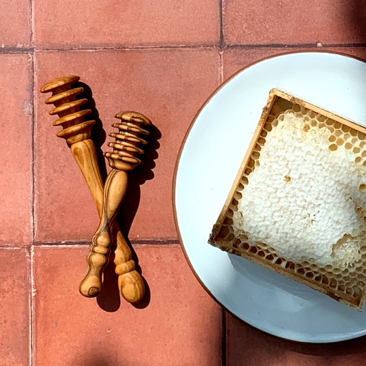 Honey Dippers Handmade From Sustainable Olive Wood