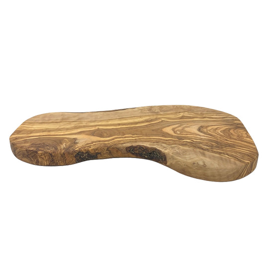 Olive Wood Natural Edge Curved Chopping & Serving Board
