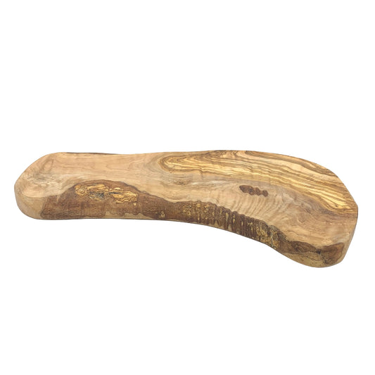Olive Wood Rustic Curved Chopping & Serving Board