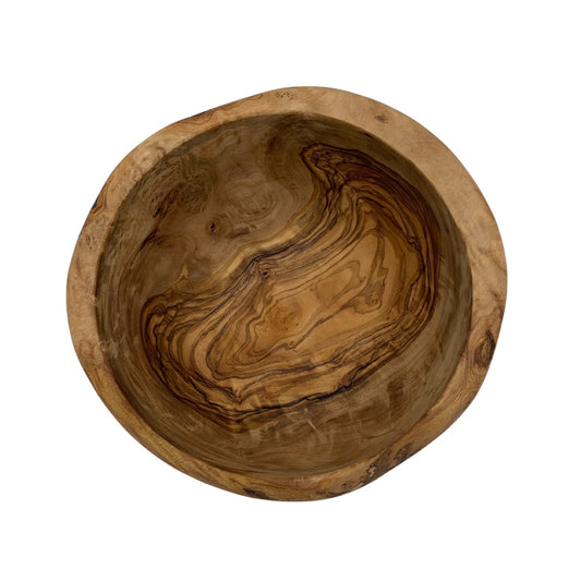 Olive Wood Rustic Irregular Bowl
