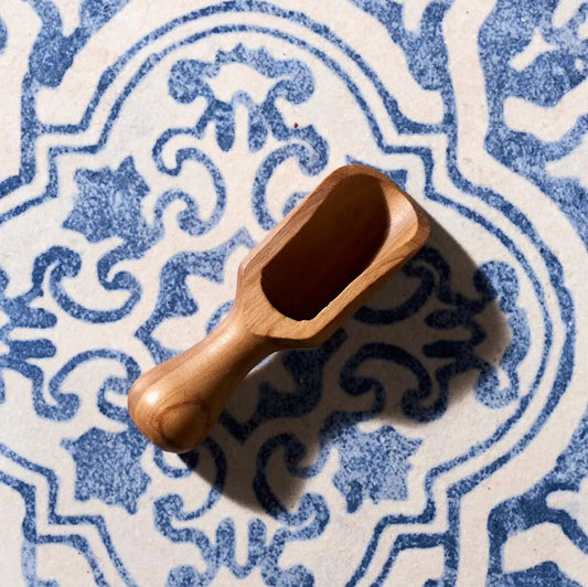 Olive Wood Herbs & Salt Scoop