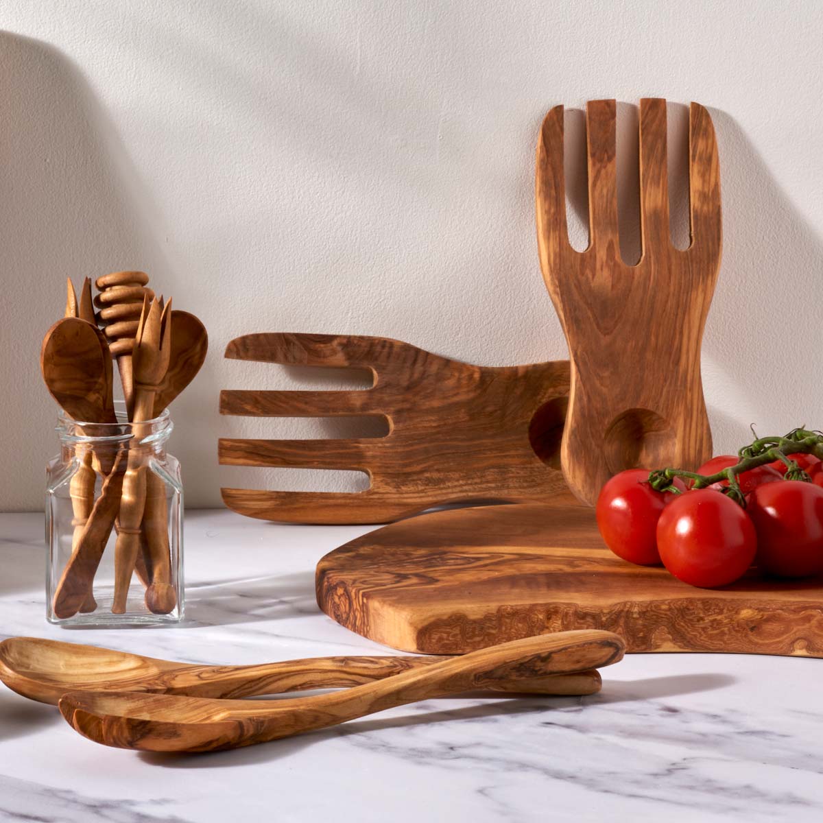 olive wood utensils