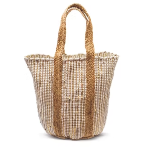 Oversized jute bag
