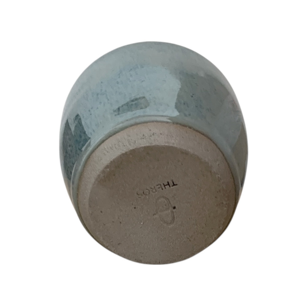 Sea Blue Handmade Ceramic Cup