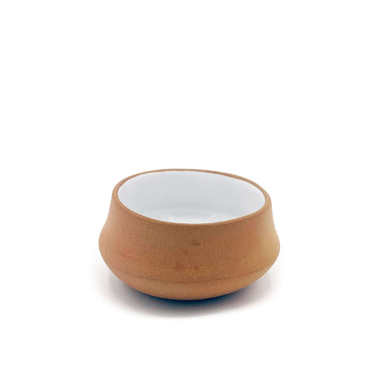 Terracotta & White Glaze Ceramic Thalia Dips Bowl