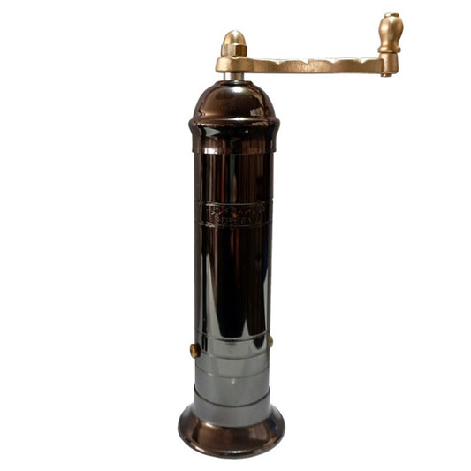Hematite Gloss Plated Brass Pepper Mill