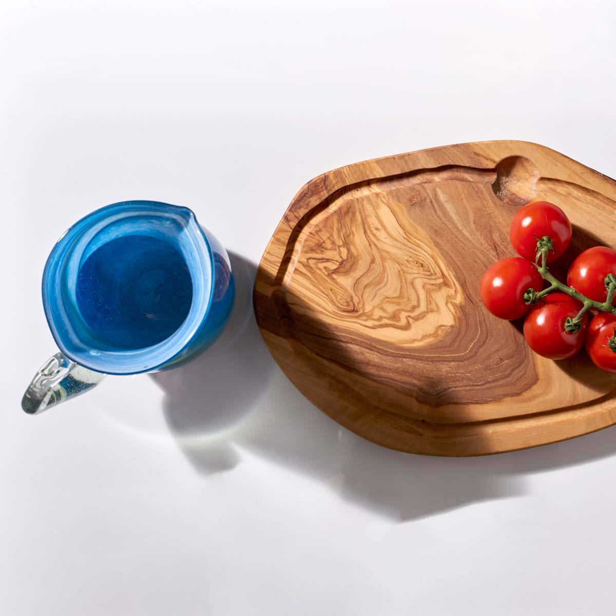 Mouthblown Mediterranean Sea Glass Jug