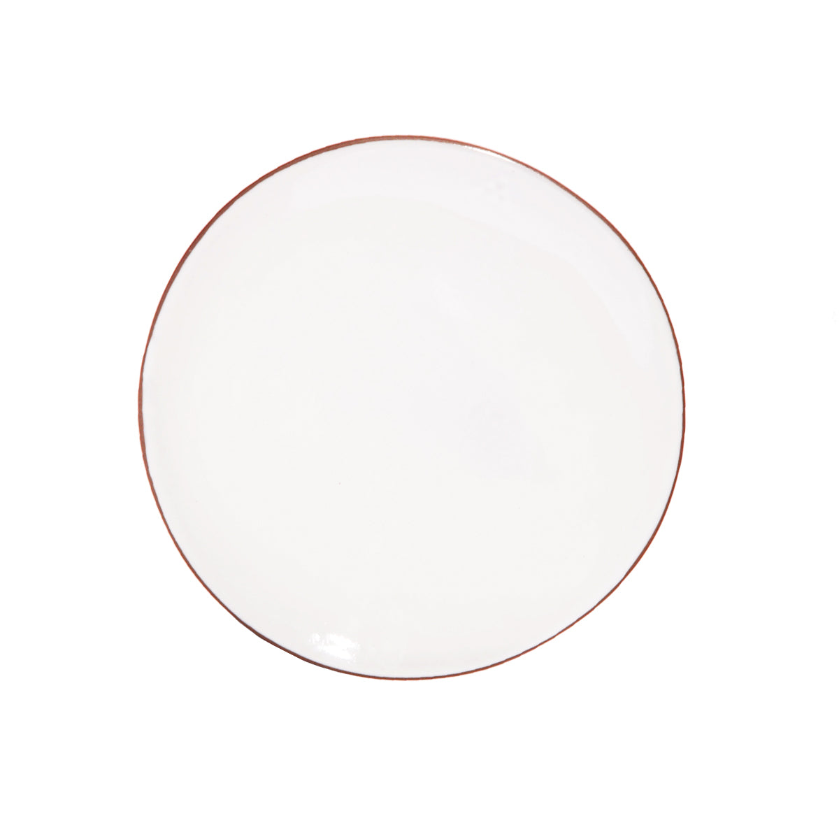 Terracotta & White Glaze Handmade Ceramic Niso Side Plate