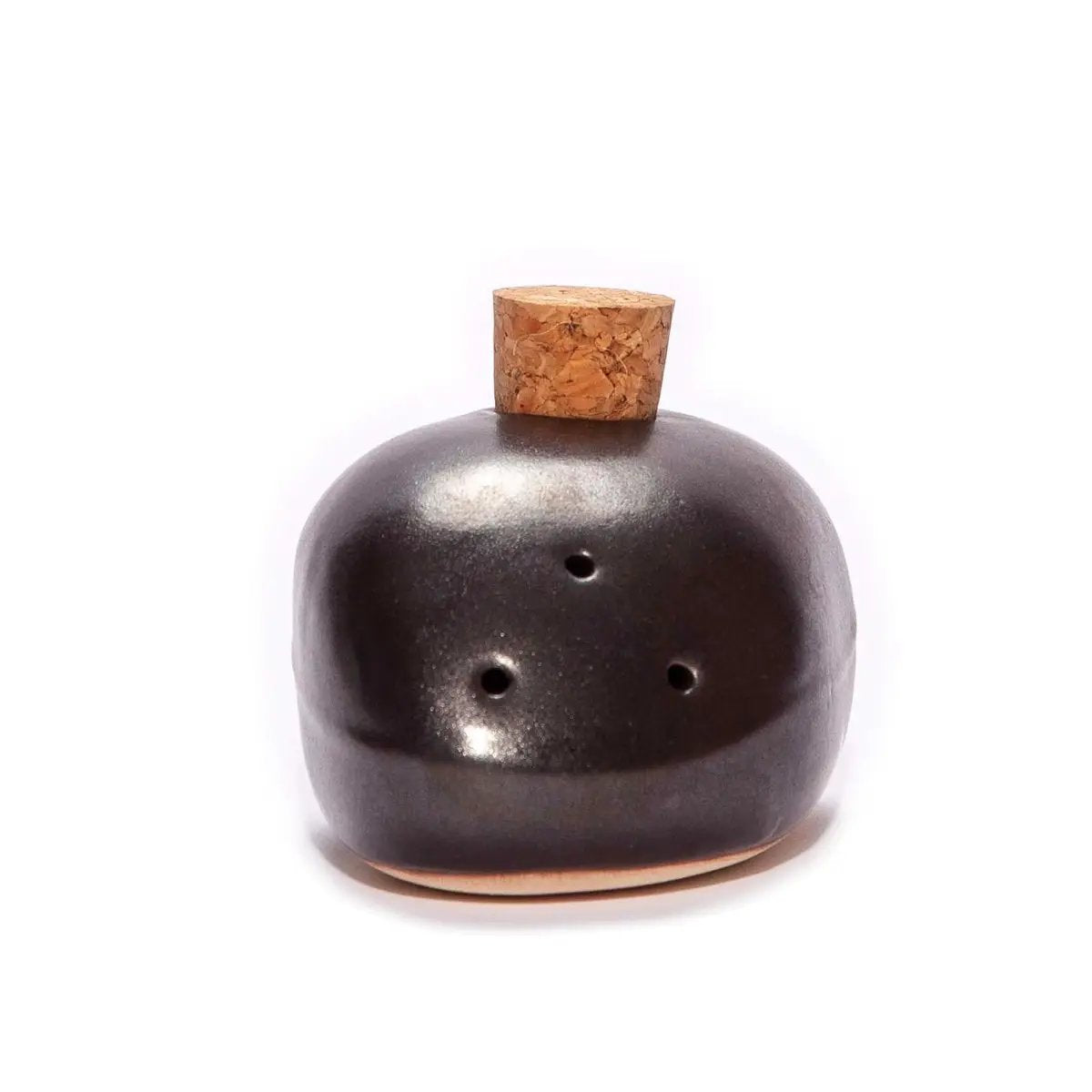 ceramic salt and pepper set, black and white salt and pepper set, Greek salt and pepper set, Mediterranean alt and pepper set