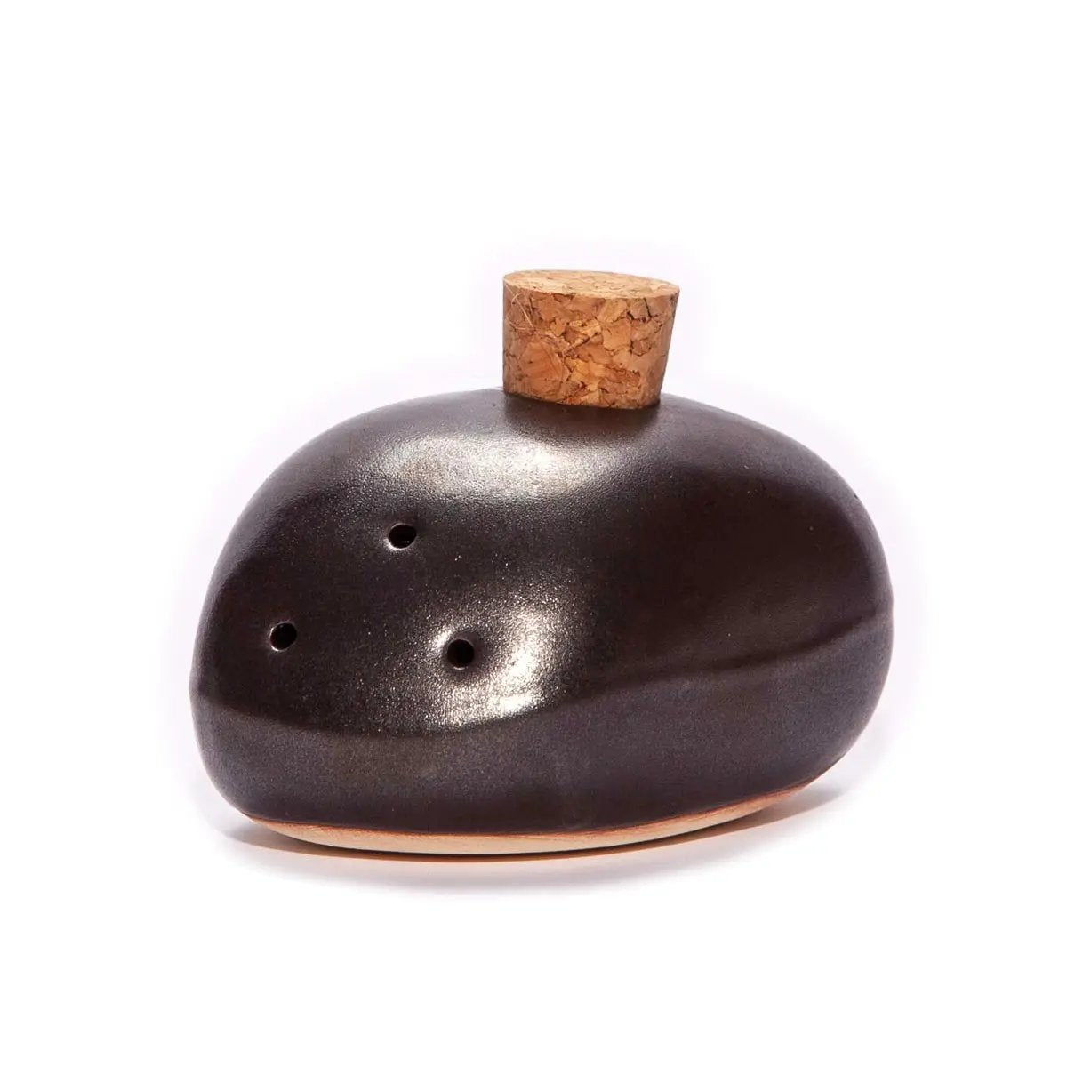 ceramic salt and pepper set, black and white salt and pepper set, Greek salt and pepper set, Mediterranean alt and pepper set