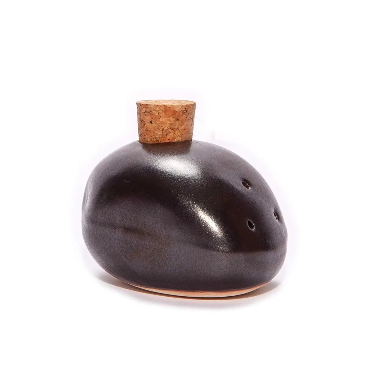 ceramic salt and pepper set, black and white salt and pepper set, Greek salt and pepper set, Mediterranean alt and pepper set
