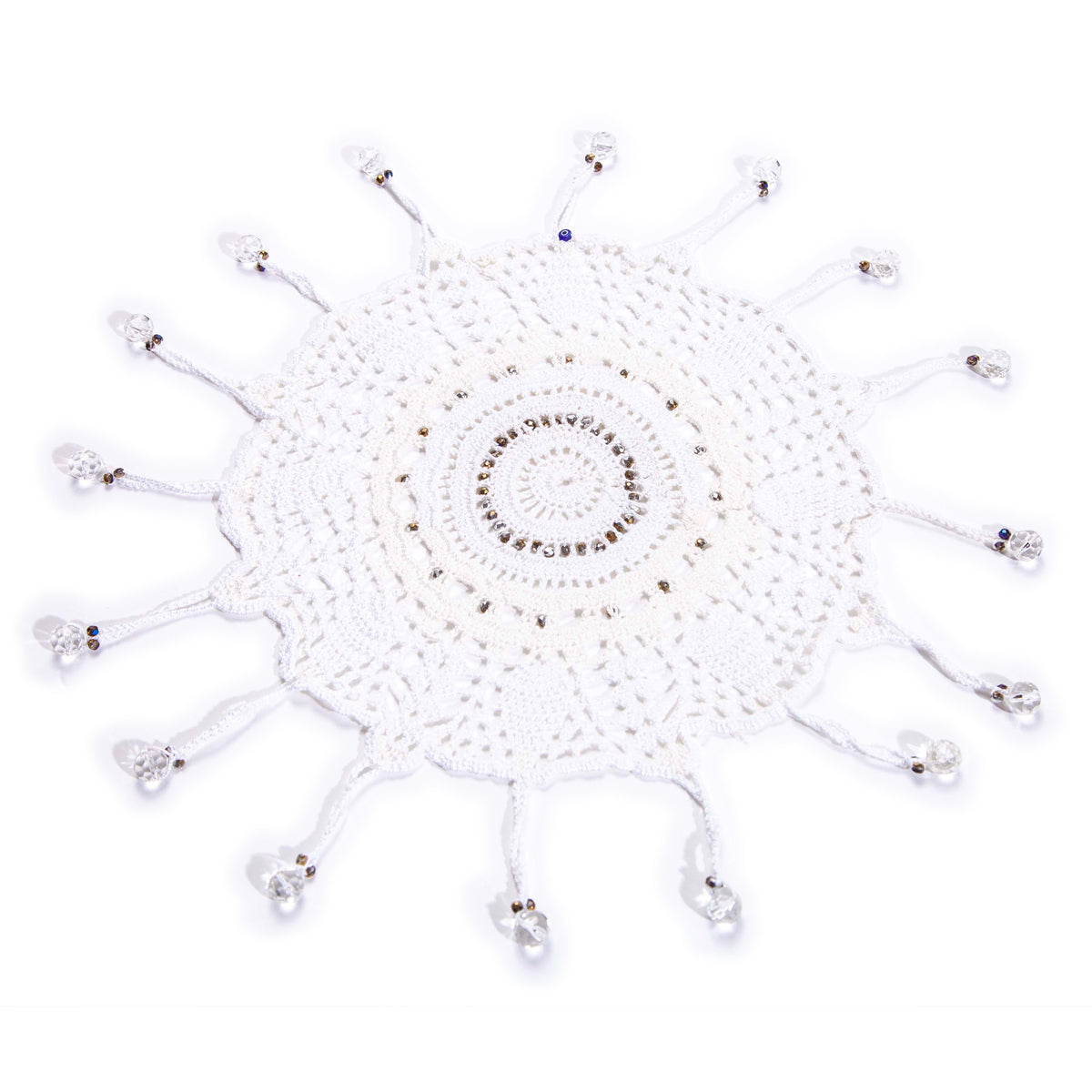 white cotton jug cover