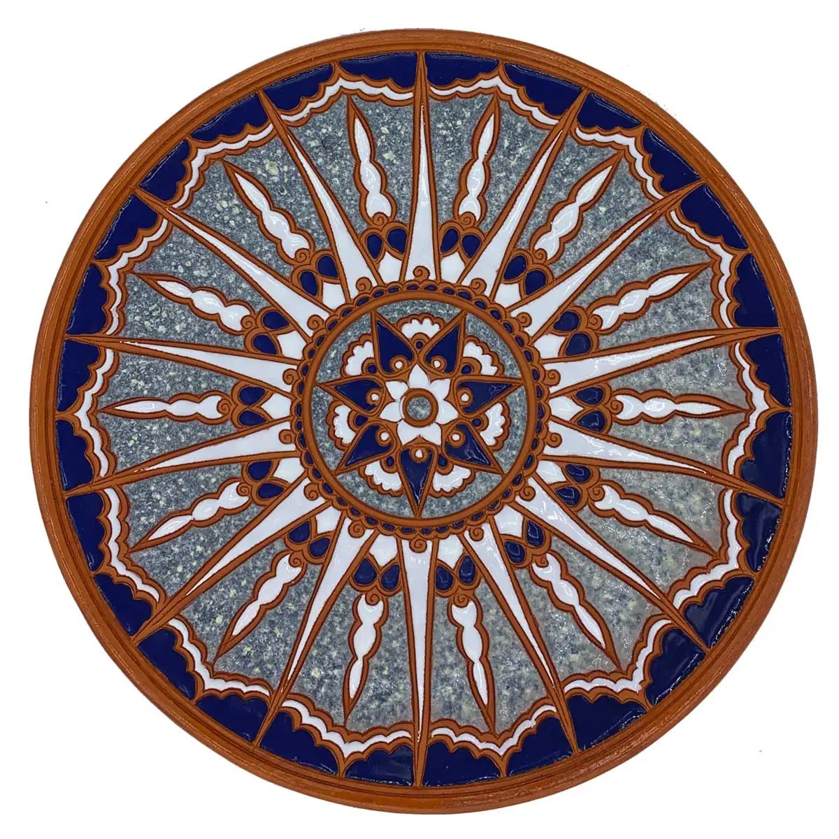 Serving plate handmade in Greece