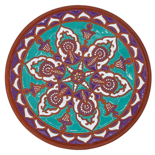 Handmade ceramic serving plate