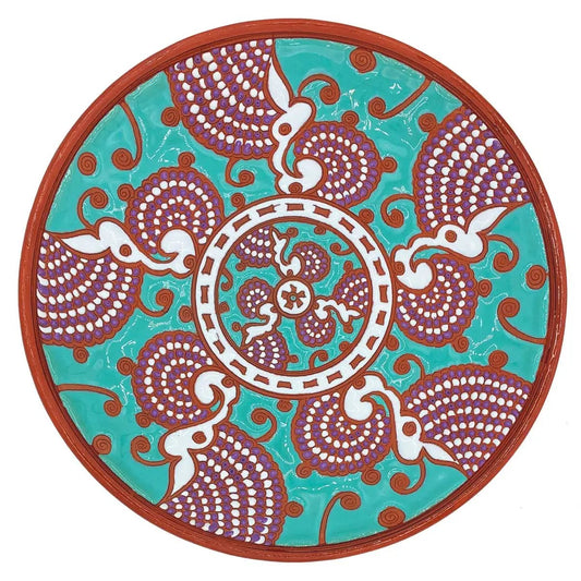 Serving plate handmade in Greece