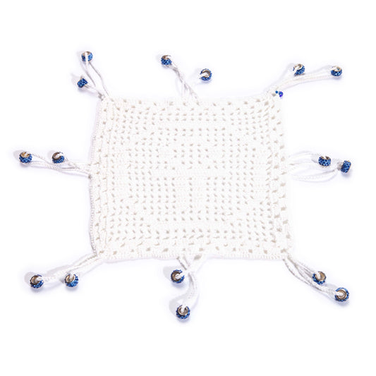 white cotton jug cover