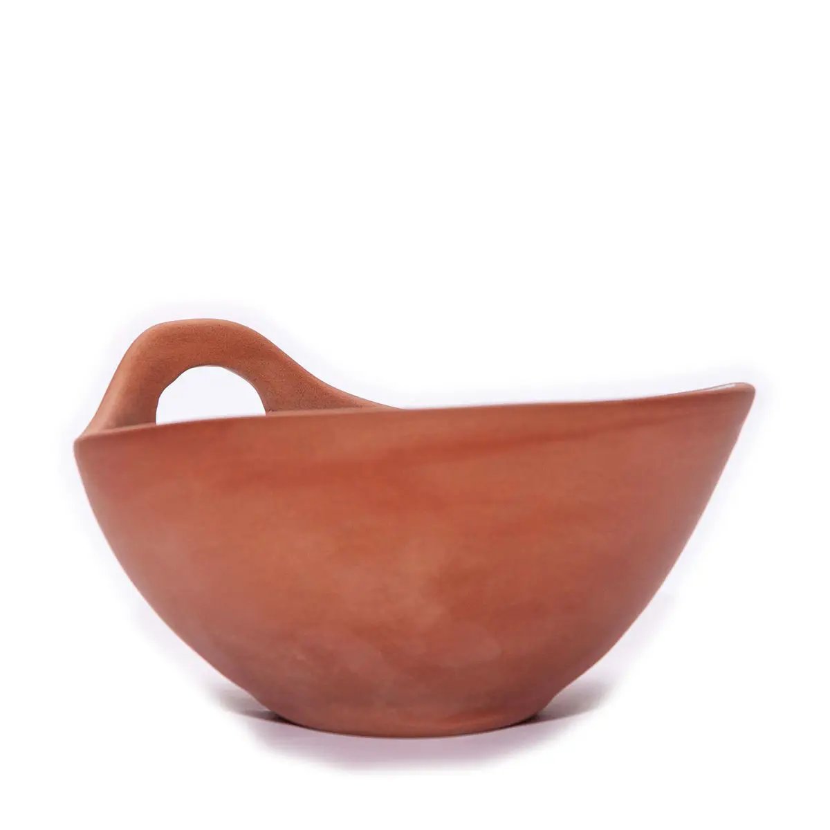 terracotta and white meze bowl, tapas dish, tapas bowl, terracotta bowl
