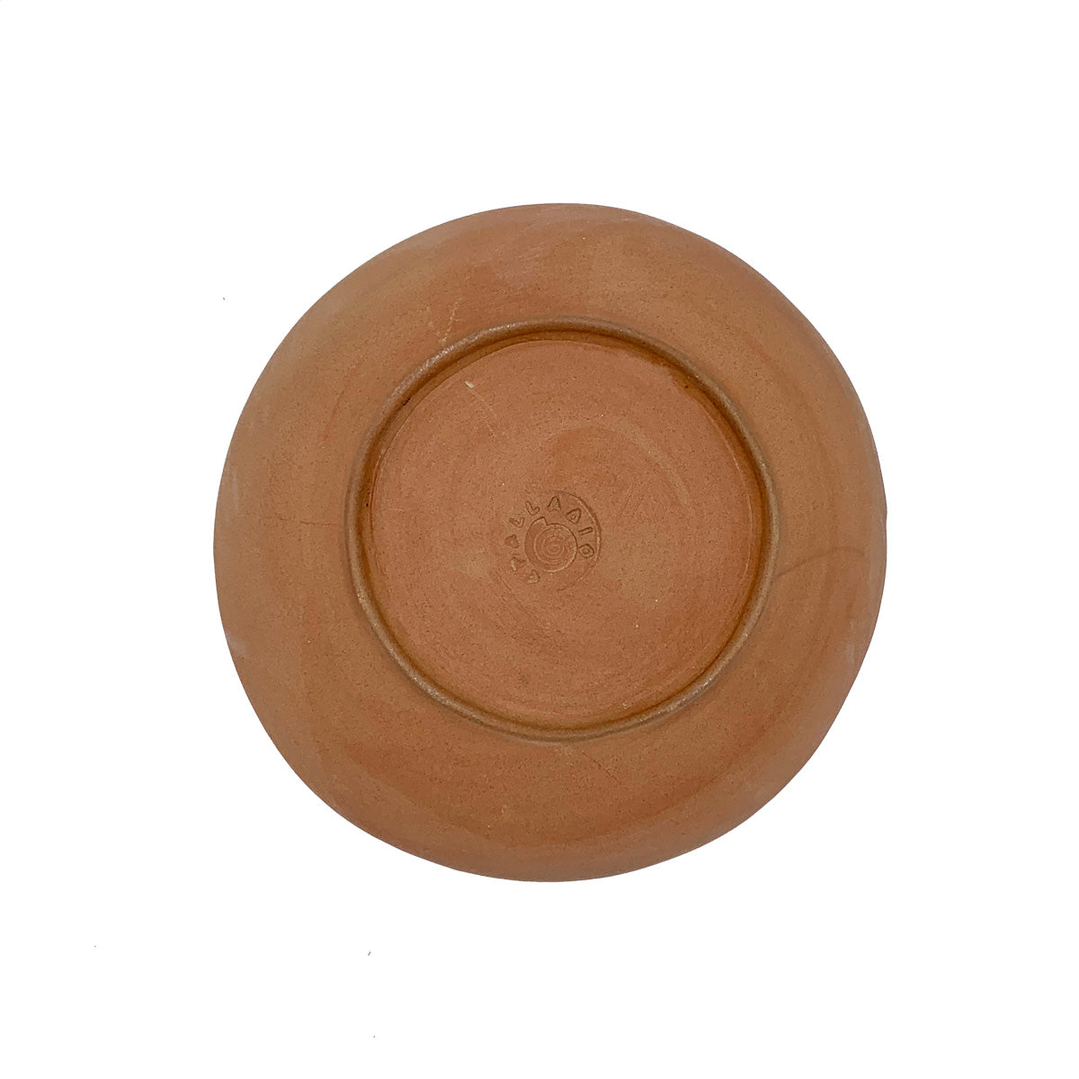 Terracotta & White Ceramic Desert Bowl