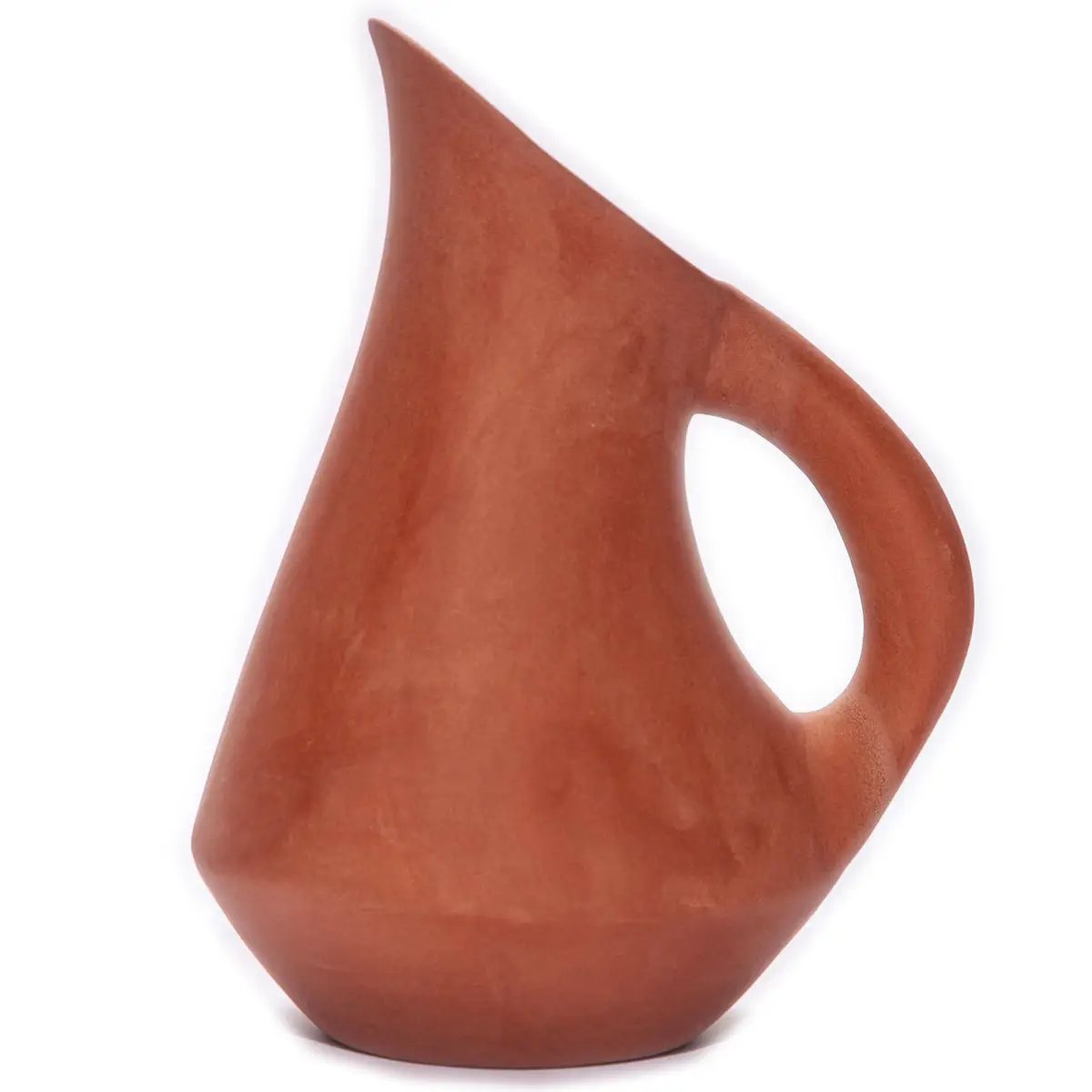 Terracotta jug, Mediterranean jug, pitcher, terracotta pitcher, terracotta and white pitcher, terracotta and white jug, terracotta jug