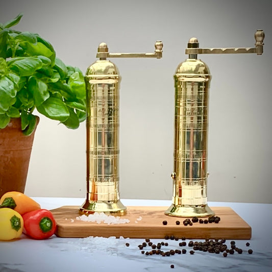 Brass Salt and Pepper Mills