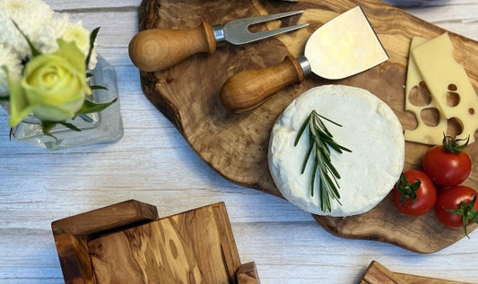Handmade olive wood products from Greece