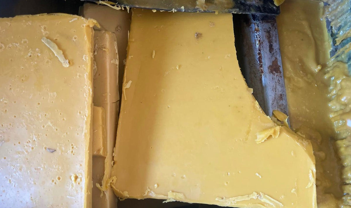 Handmade Greek Beeswax Candles - Pair of Taper Candles