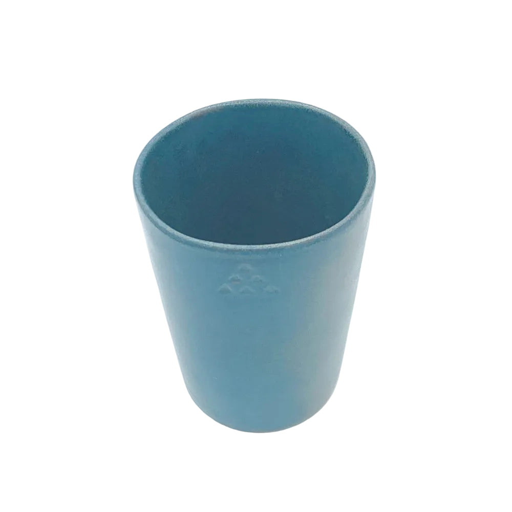 Petrol Blue Handmade Ceramic Tall Tumbler