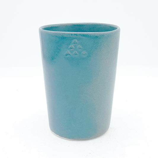 Petrol Blue Handmade Ceramic Tall Tumbler