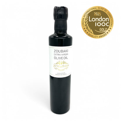 GOLD AWARD Zoubaki Extra Virgin Olive Oil, Product of Greece (500ml)