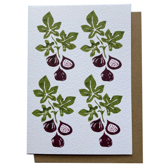 Greek Figs Greetings Card
