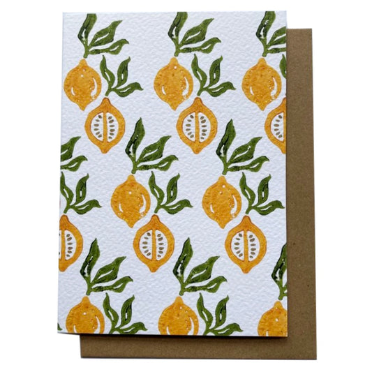 Greek Lemonia Greetings Card