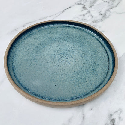 Handmade sea blue plate