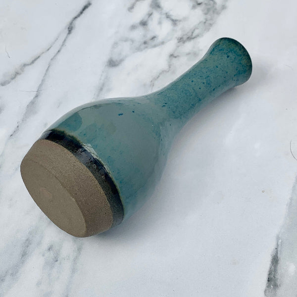 Blue handmade carafe