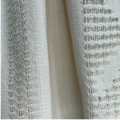 Handmade Large Ivory Silk Scarf
