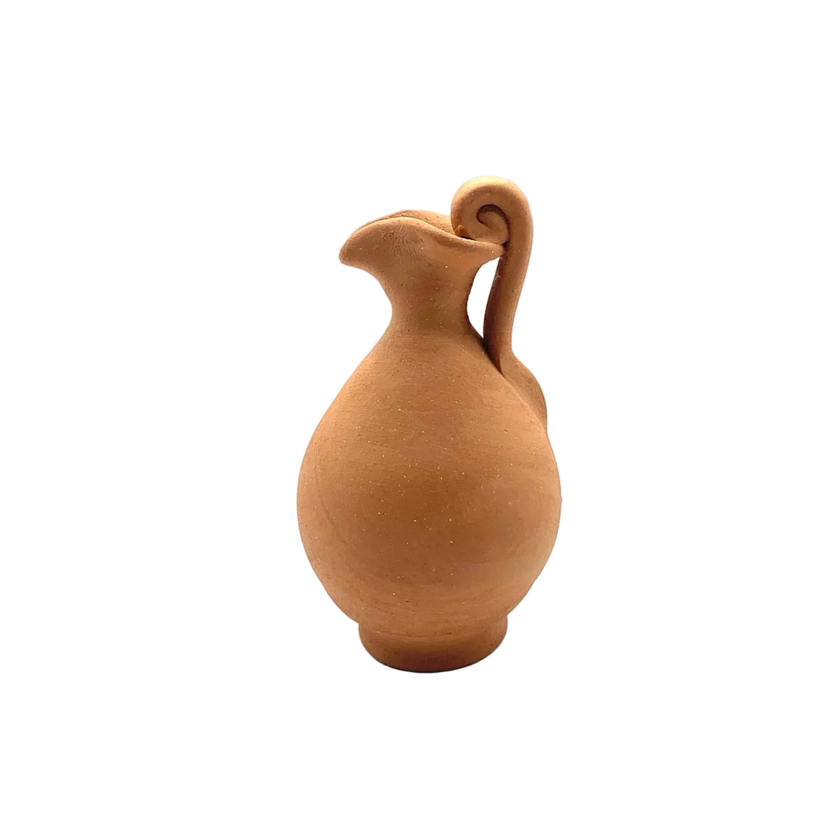 Mini Terracotta Amphora Single Stem Dried Flower Vase - High Handles