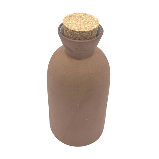 Kissos Terracotta & White Ceramic Carafe