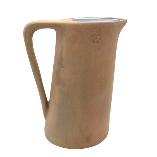 Makis Terracotta & White Handmade Ceramic Jug